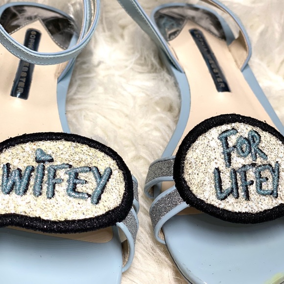 Sophia Webster “Wifey For Lifey” Wedding Sandals - Picture 6 of 8